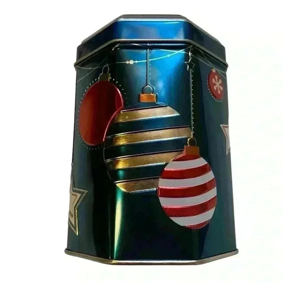 Stockmeyer Sugar Cookie Empty Tin Wind-up Music Christmas 5.5” Tall 2015 - Picture 3 of 8